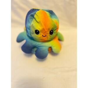 Share Rainbow Angry Happy Mood Emote Octopus Dashboard Sitter Plush